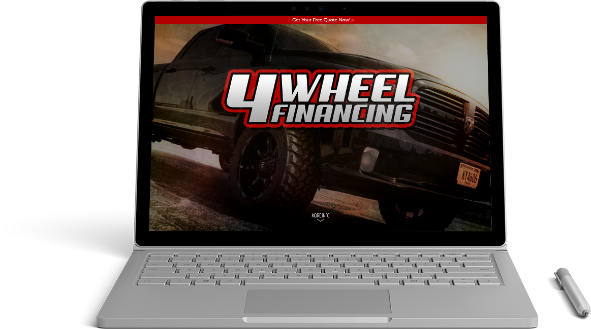 4 Wheel Financing Website Preview