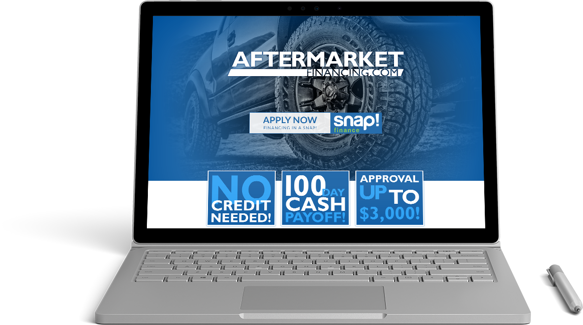 Aftermarket Financing Website Preview
